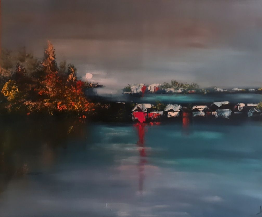 ArteDiAlina.com painting: The red house